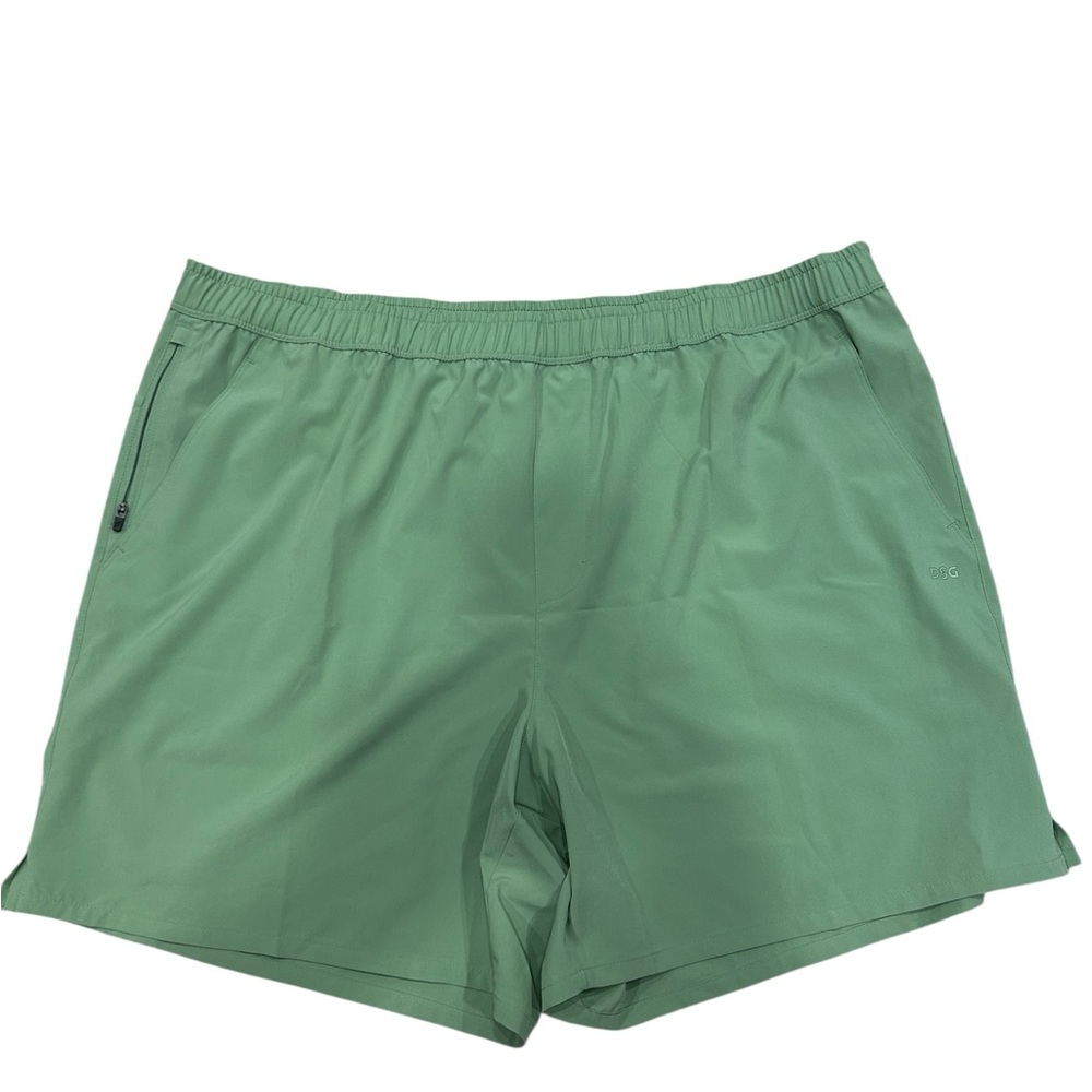 DSG Mens Agility Short 6 Inch Inseam Sage Green Athletic Fit XXL NEW